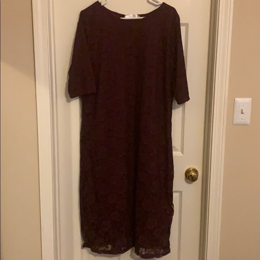 Purple dress